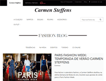 Tablet Screenshot of blog.carmensteffens.com.br